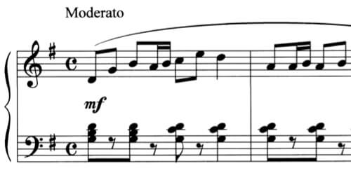 Chopin Bourree no.1
