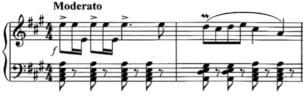Chopin Bourree no.2