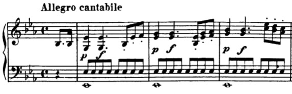 Beethoven Kurfursten sonata no.1 mov1