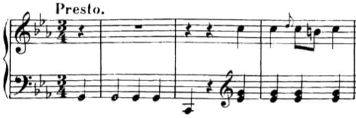 Beethoven Presto WoO52