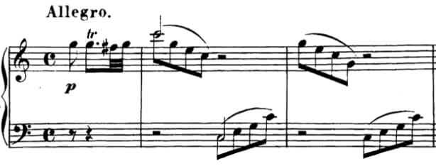 Beethoven Sonata WoO51 mov1