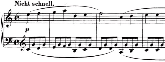Schumann Album für die Jugend Op. 68 No. 5 Stückchen