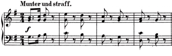 Schumann Album für die Jugend Op. 68 No. 2 Soldatenmarsch