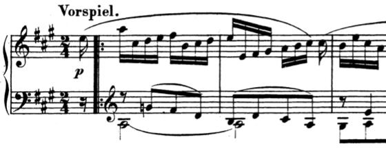 Schumann Album für die Jugend Op. 68 No. 40 Kleine Fuge