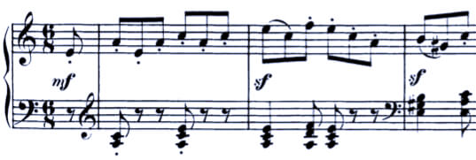 Schumann Album für die Jugend Op. 68 No. 8 Wilder Reiter