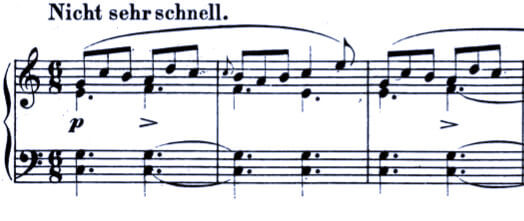 Schumann Album für die Jugend Op. 68 No. 18 Schnitterliedchen