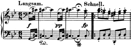 Schumann Album für die Jugend Op. 68 No. 36 Lied italienischer Marinari