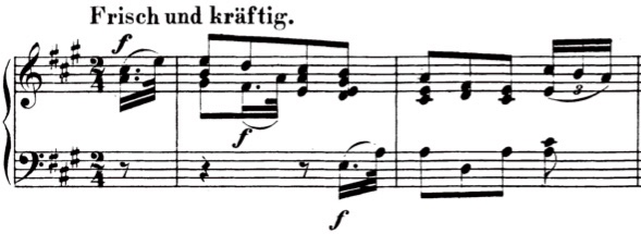 Schumann Album für die Jugend Op. 68 No. 17 Kleiner Morgenwanderer