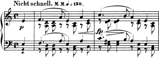 Schumann Album für die Jugend Op. 68 No. 19 Kleine Romanze
