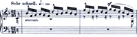 Schumann 7 Klavierstücke in Fughettenform Op. 126 No. 6