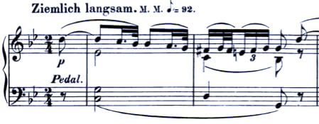 Schumann Faschingsschwank aus Wien Op. 26 2. Romanze