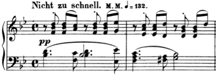 Schumann Waldszenen Op. 82 No. 1 Eintritt