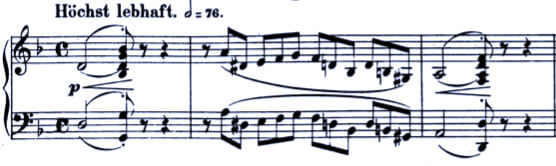 Schumann Waldszenen Op. 82 No. 2 Jäger auf der Lauer