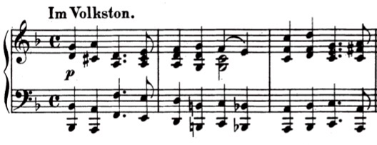 Schumann Album für die Jugend Op. 68 No. 41 Nordisches Lied - Gruss an G