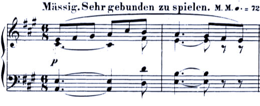 Schumann Album für die Jugend Op. 68 No. 22 Rundgesang