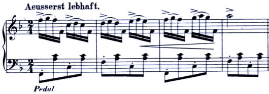 Schumann Fantasiestücke Op. 12 No. 7