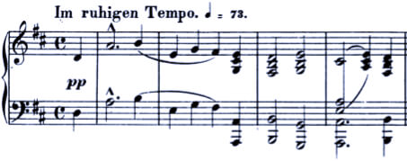 Schumann Gesänge der Frühe Op. 133 No. 1