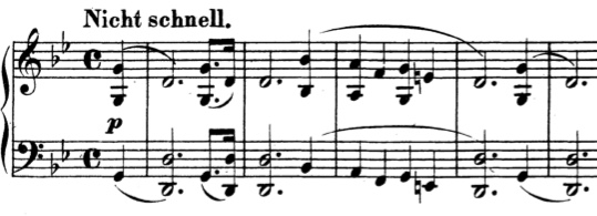 Schumann Album für die Jugend Op. 68 No. 37 Matrosenlied