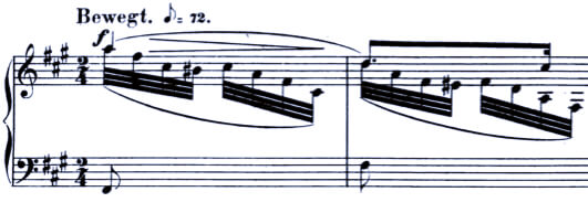 Schumann Gesänge der Frühe Op. 133 No. 4