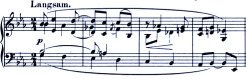Schumann Bunte Blätter Op. 99: Albumblätter No. 5