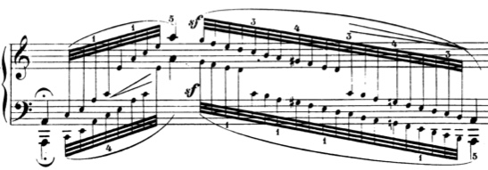 Schumann Etudes after Paganini Op. 3-1