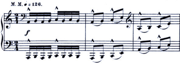 Schumann Album für die Jugend Op. 68 No. 12 Knecht Ruprecht