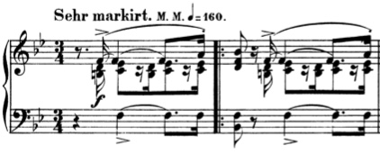 Schumann 4 Klavierstücke Op. 32 Scherzo