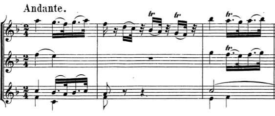 Mozart Andante K 616