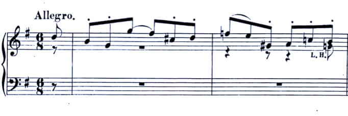 Mozart Gigue K 574