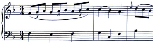 Mozart Minuet K 5