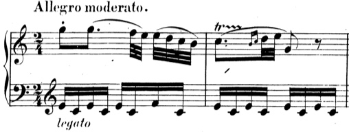 Mozart Piano sonata no.10 mov.1
