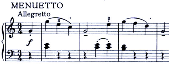 Mozart Wiener Sonatinen no.1 mov.2