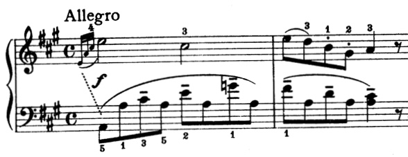 Mozart Winer Sonatinen no.2 mov.1