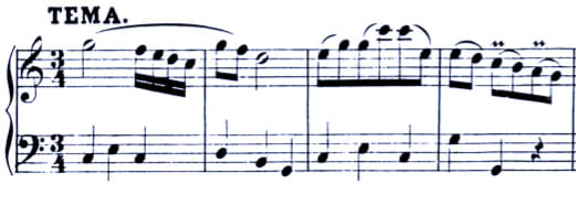 Mozart 12 variations K 179