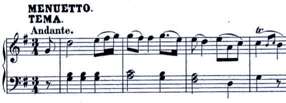 Mozart 6 variations K 180