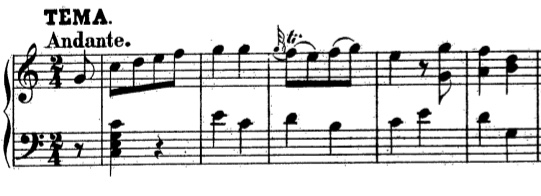 Mozart 9 variations K 264