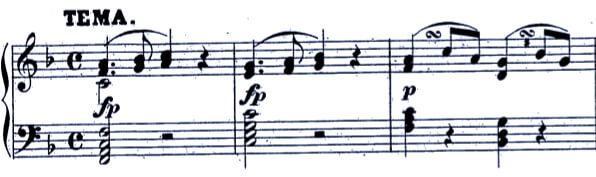 Mozart 8 variations K 352
