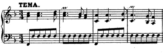 Mozart 6 variations K 398