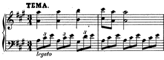 Mozart 8 variations K 460