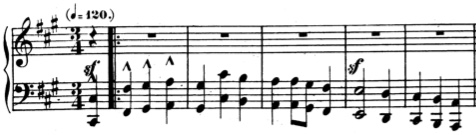 Schumann Papillons No.3 op2