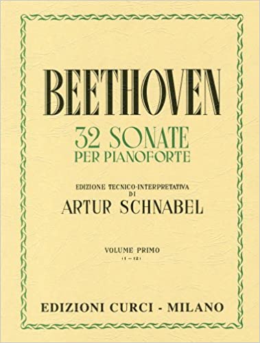 シュナーベル版ベートーヴェン：ピアノソナタ集　第1巻