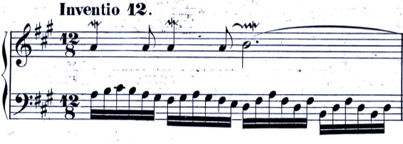 J.S. Bach Invention No. 12