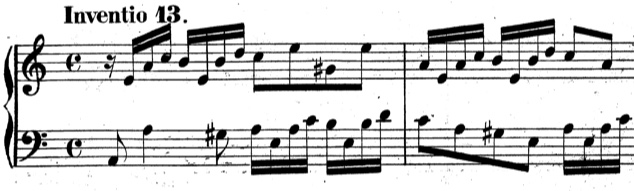 J.S. Bach Invention No. 13