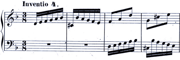 J.S. Bach Invention No. 4