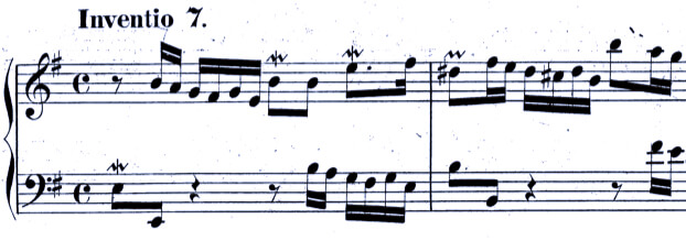 J.S. Bach Invention No. 7