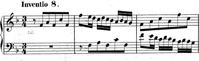 J.S. Bach Invention No. 8