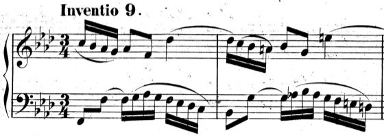 J.S. Bach Invention No. 9
