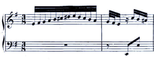 J.S. Bach Duetto No. 1