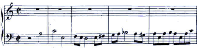 J.S. Bach Duetto No. 4