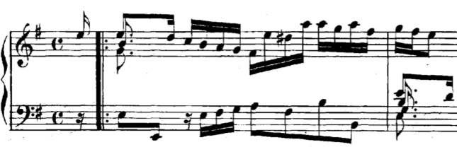 J.S. Bach English Suite No. 5 Allemande
